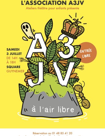 Affiche spectacle 2021 - Association A3JV