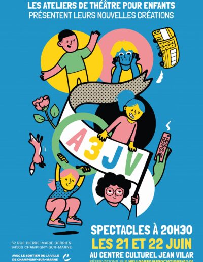 Affiche spectacle 2024 - Association A3JV