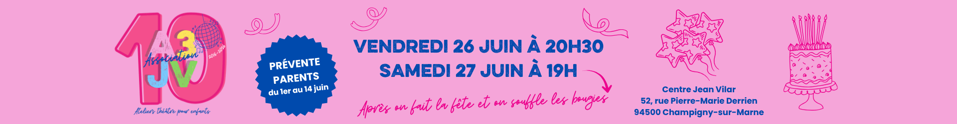 A3JV - Billetterie spectacles
