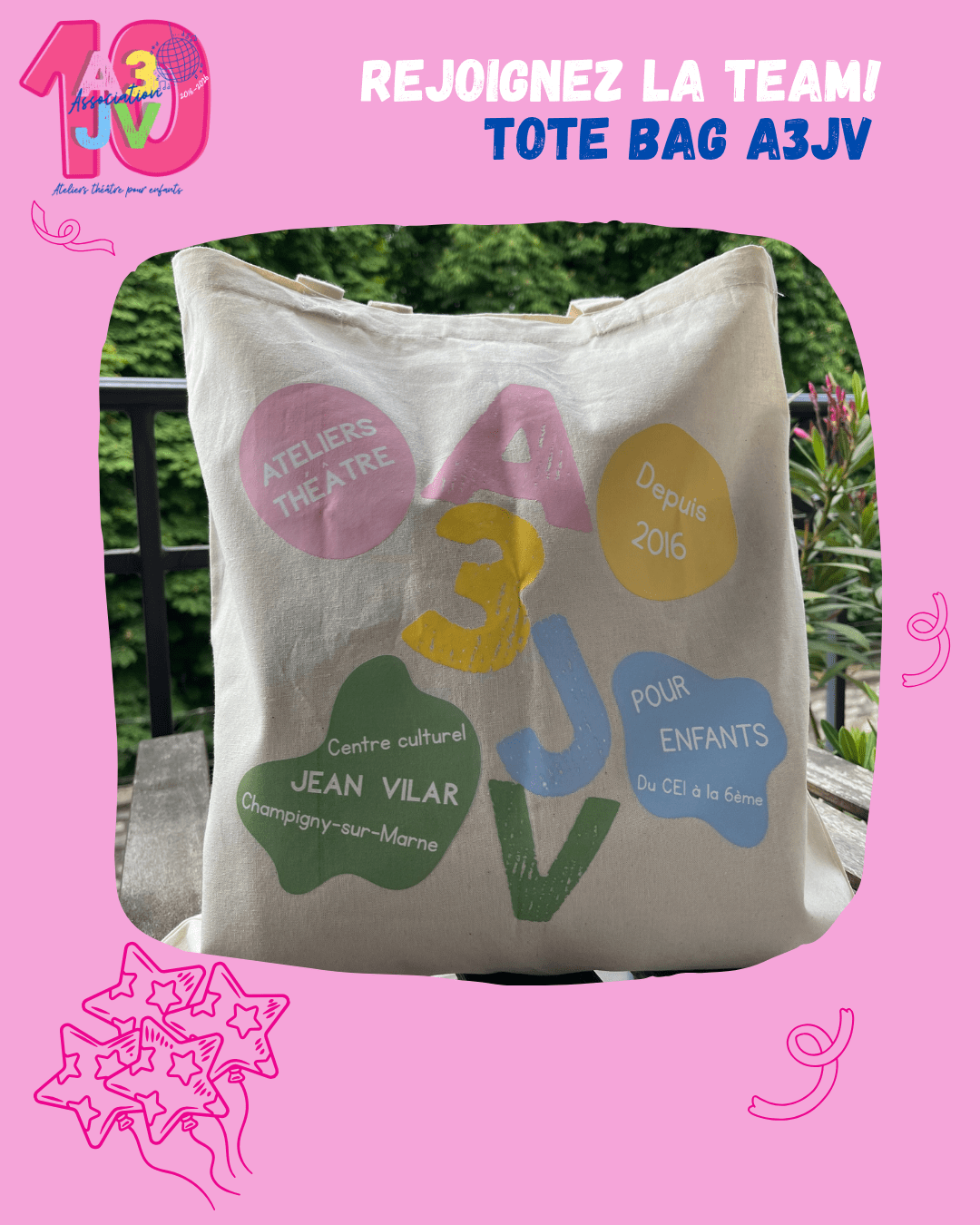 Tote bag A3JV -A3JV boutique en ligne