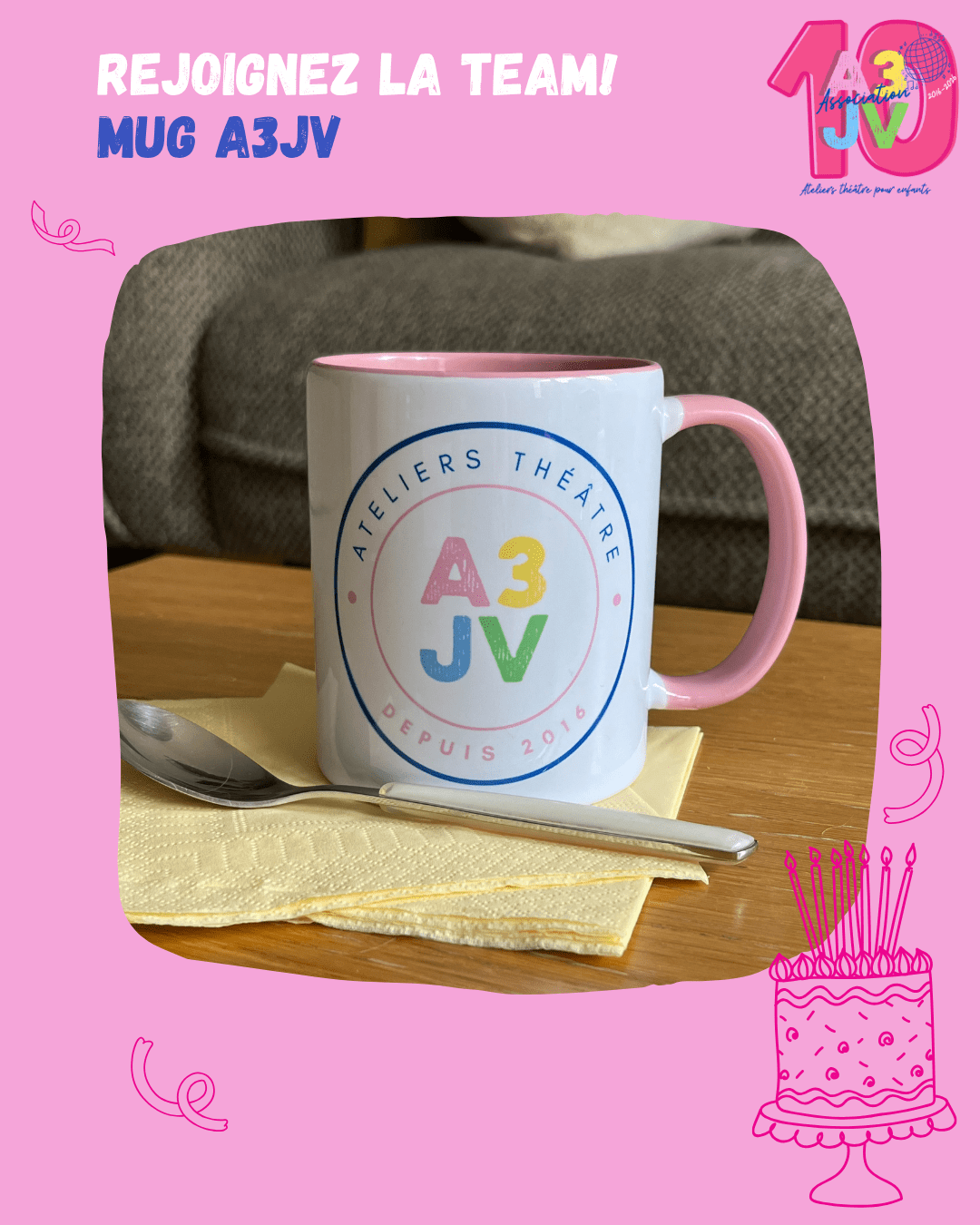 Mug A3JV -A3JV boutique en ligne